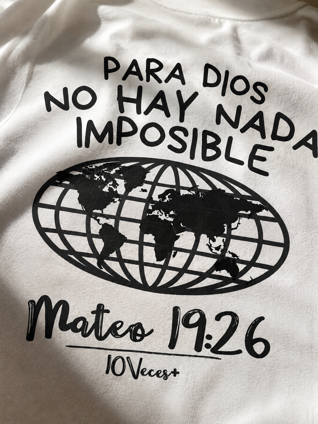 Camiseta - No hay nada imposible para Dios